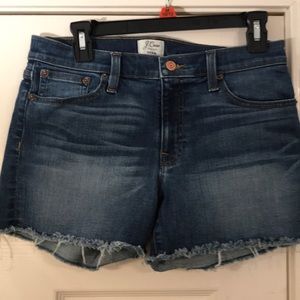 💙(J Crew) distressed denim shorts 27